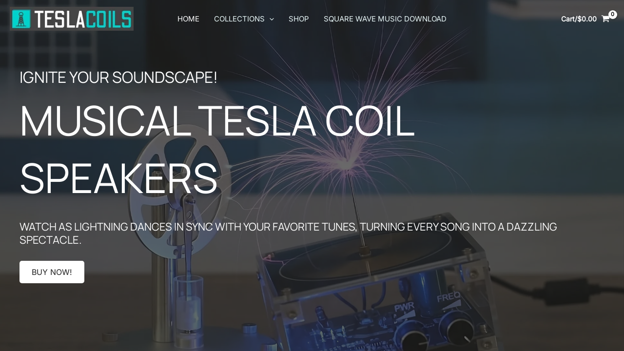 Screenshot of teslacoils.store