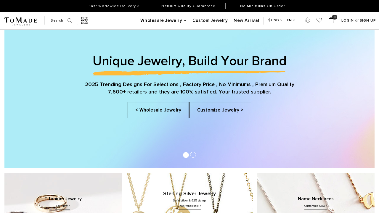 Screenshot of tomade.com