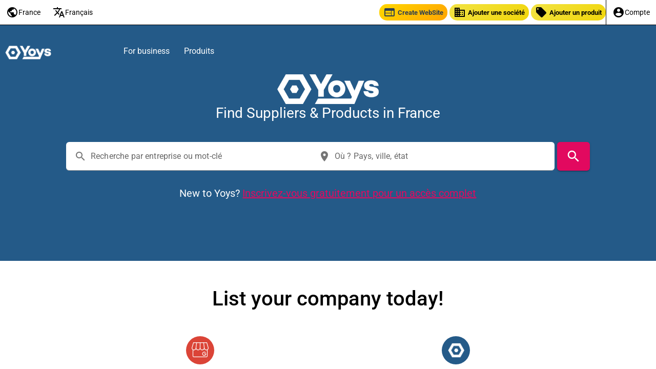 Screenshot of yoys.fr