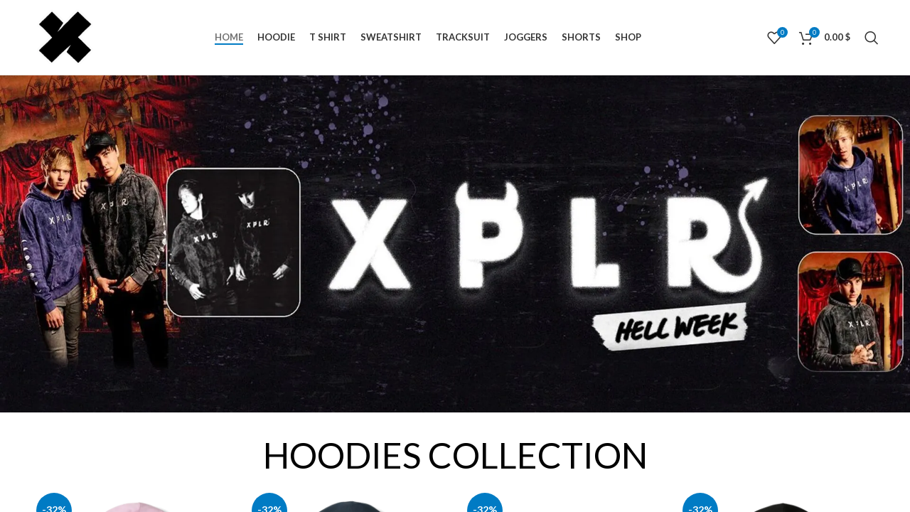 Screenshot of xplrmerchshop.com