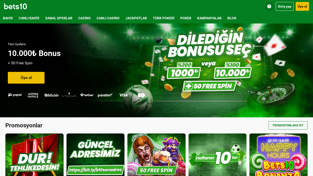 Screenshot of 1237bets10.com
