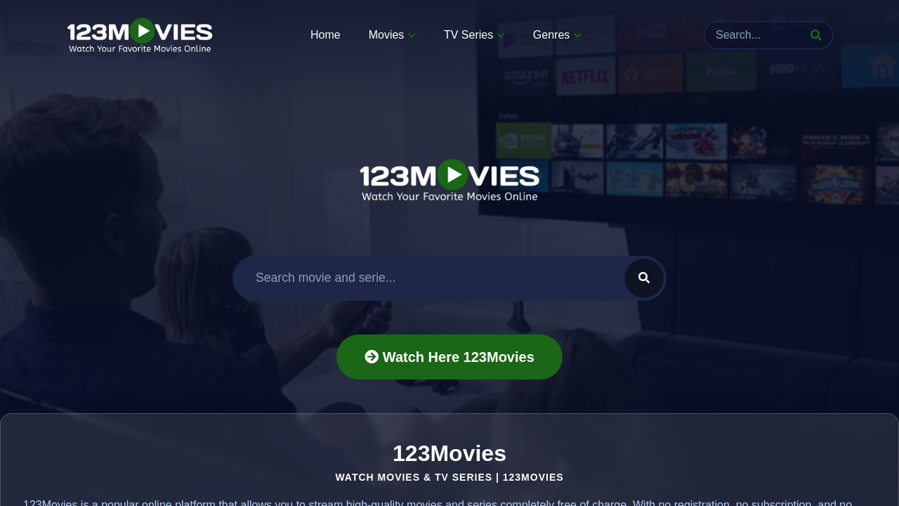 Screenshot of 123movieshd.online