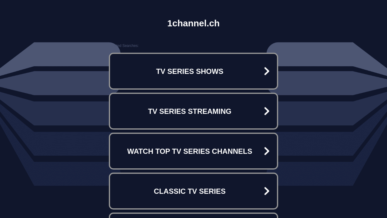 Screenshot of 1channel.ch