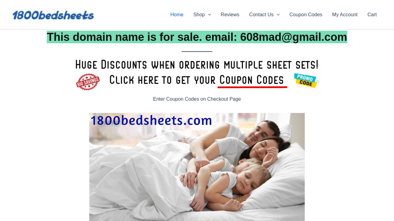 Screenshot of 1800bedsheets.com