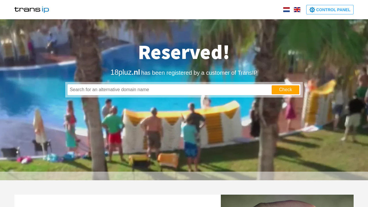 Screenshot of 18pluz.nl