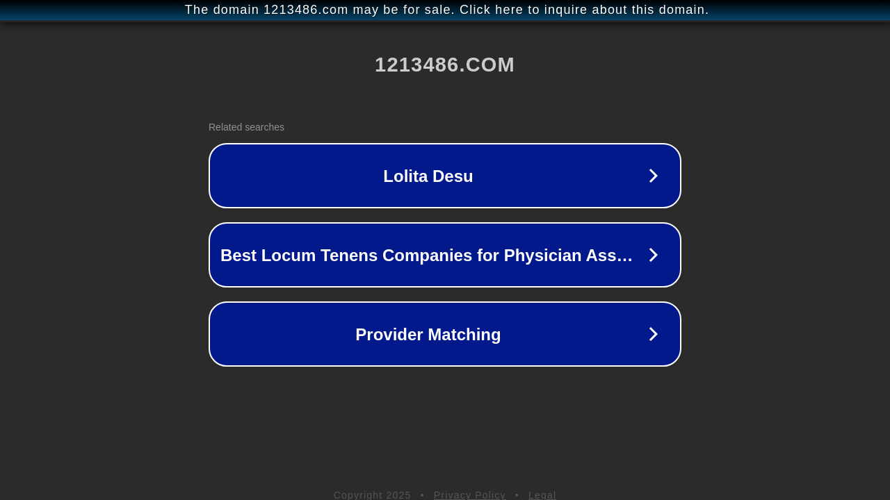 Screenshot of 1213486.com