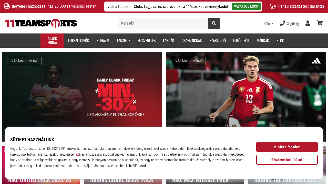 Screenshot of 11teamsports.hu