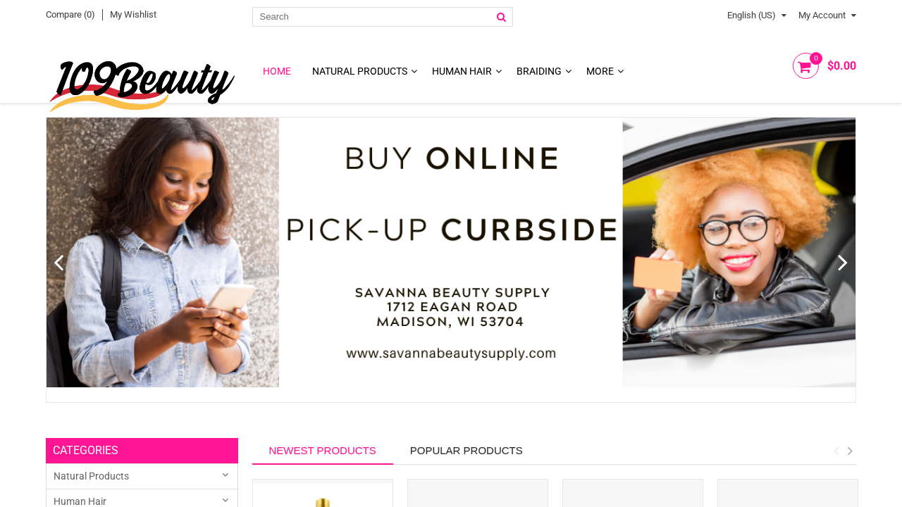 Screenshot of 109beauty.com