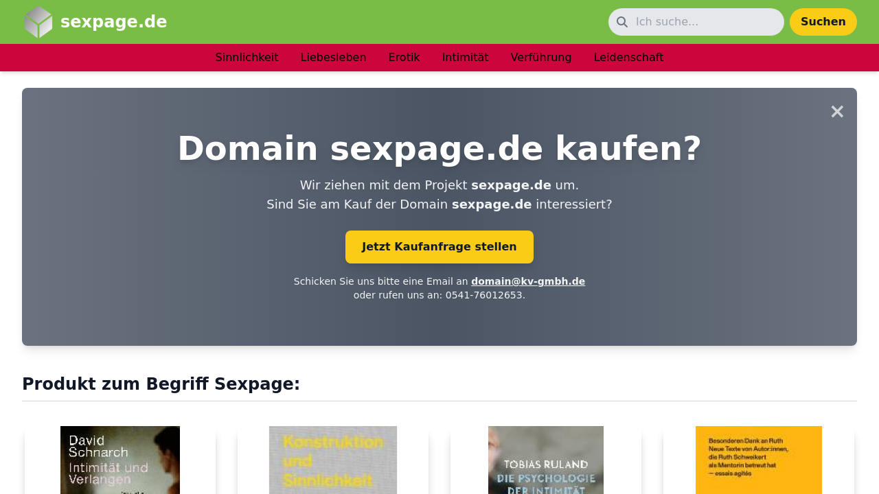 Screenshot of 1a.sexpage.de