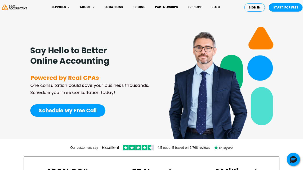 Screenshot of 1800accountant.com