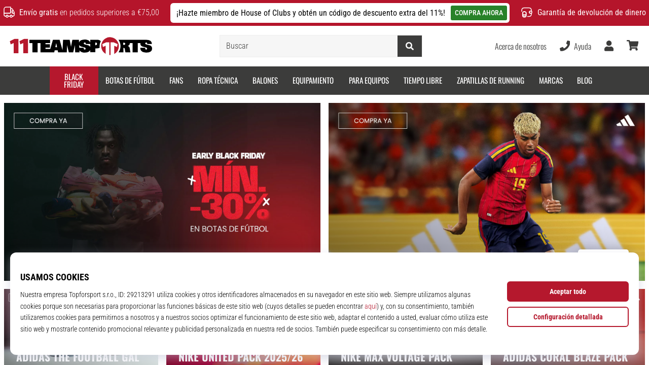 Screenshot of 11teamsports.es
