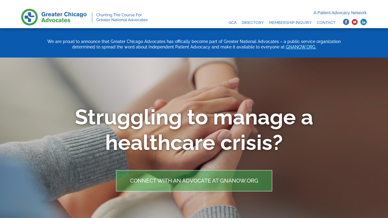 Screenshot of chicagoadvocates.com