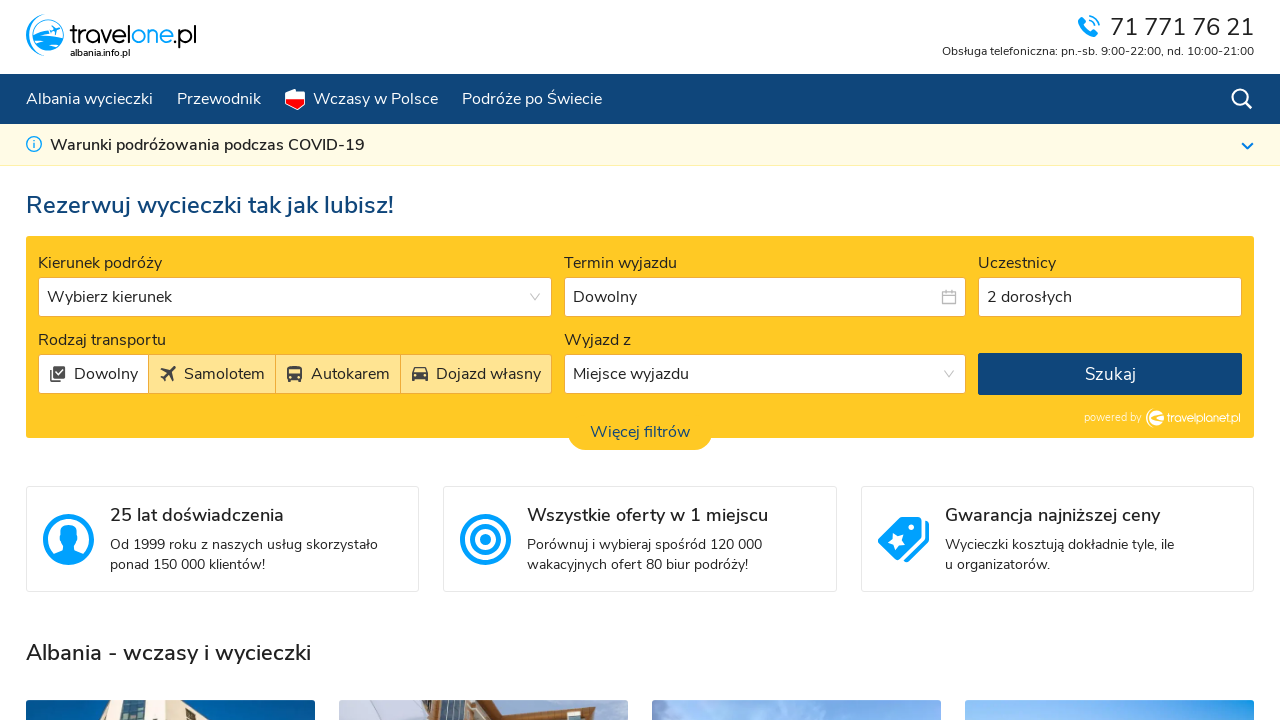 Screenshot of albania.info.pl