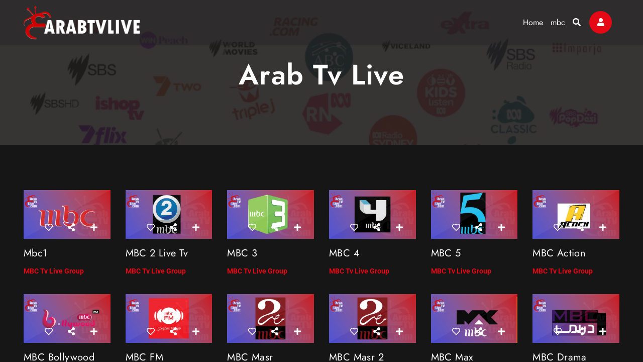 Screenshot of arabtvlive.com