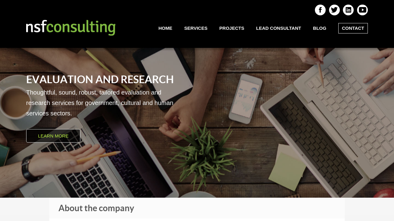 Screenshot of nsfconsulting.com.au