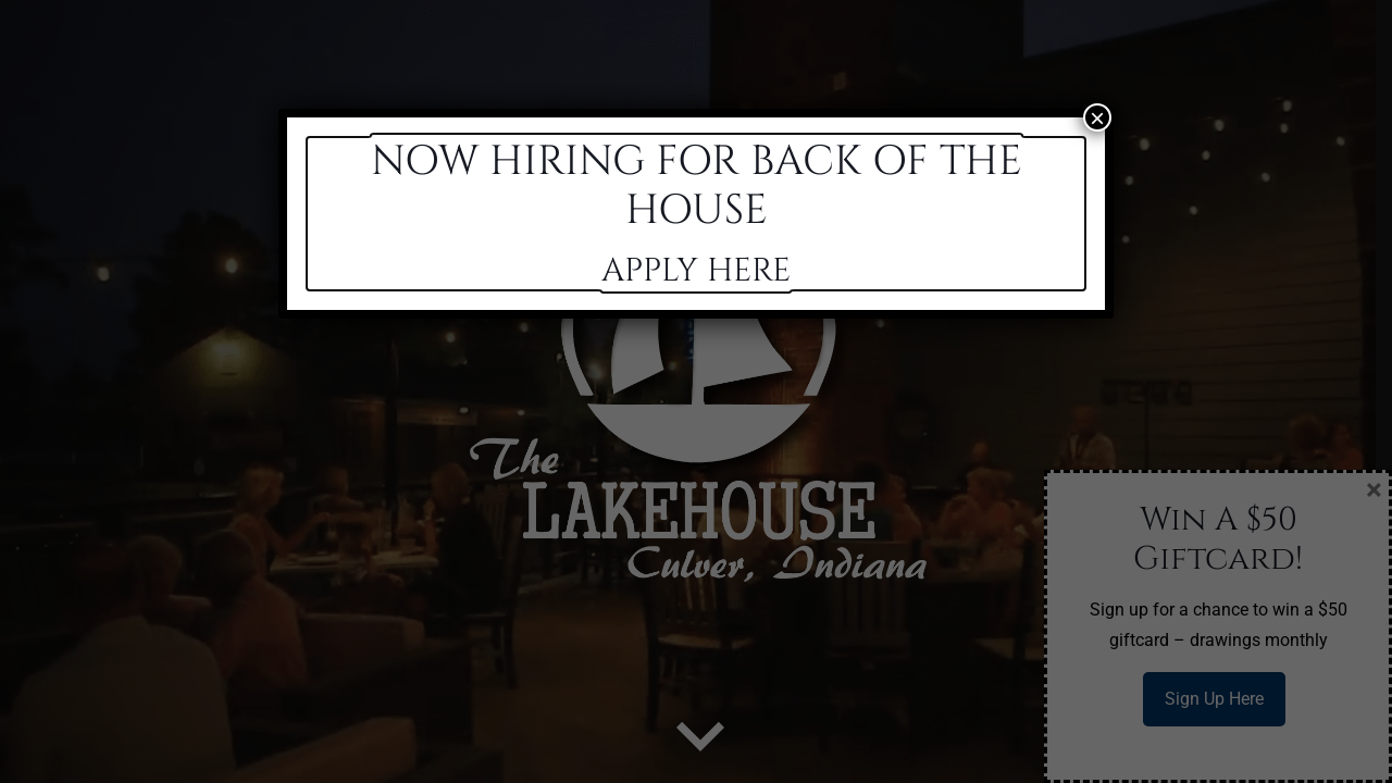 Screenshot of thelakehouseculver.com