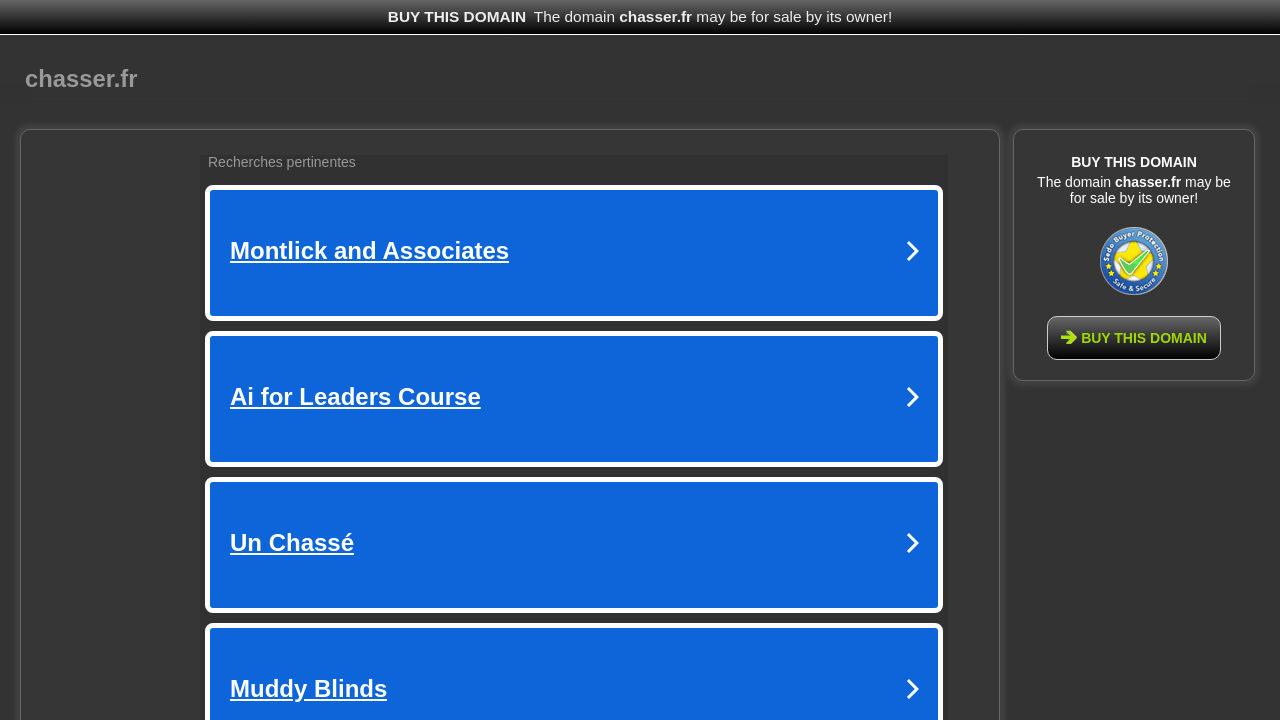 Screenshot of chasser.fr