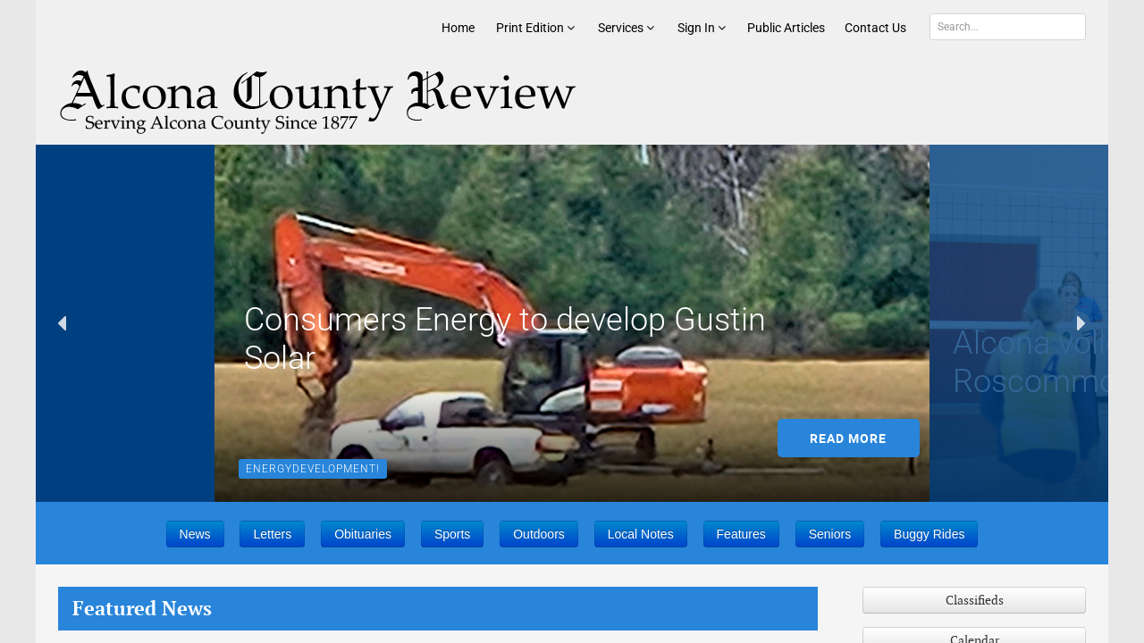 Screenshot of alconareview.com