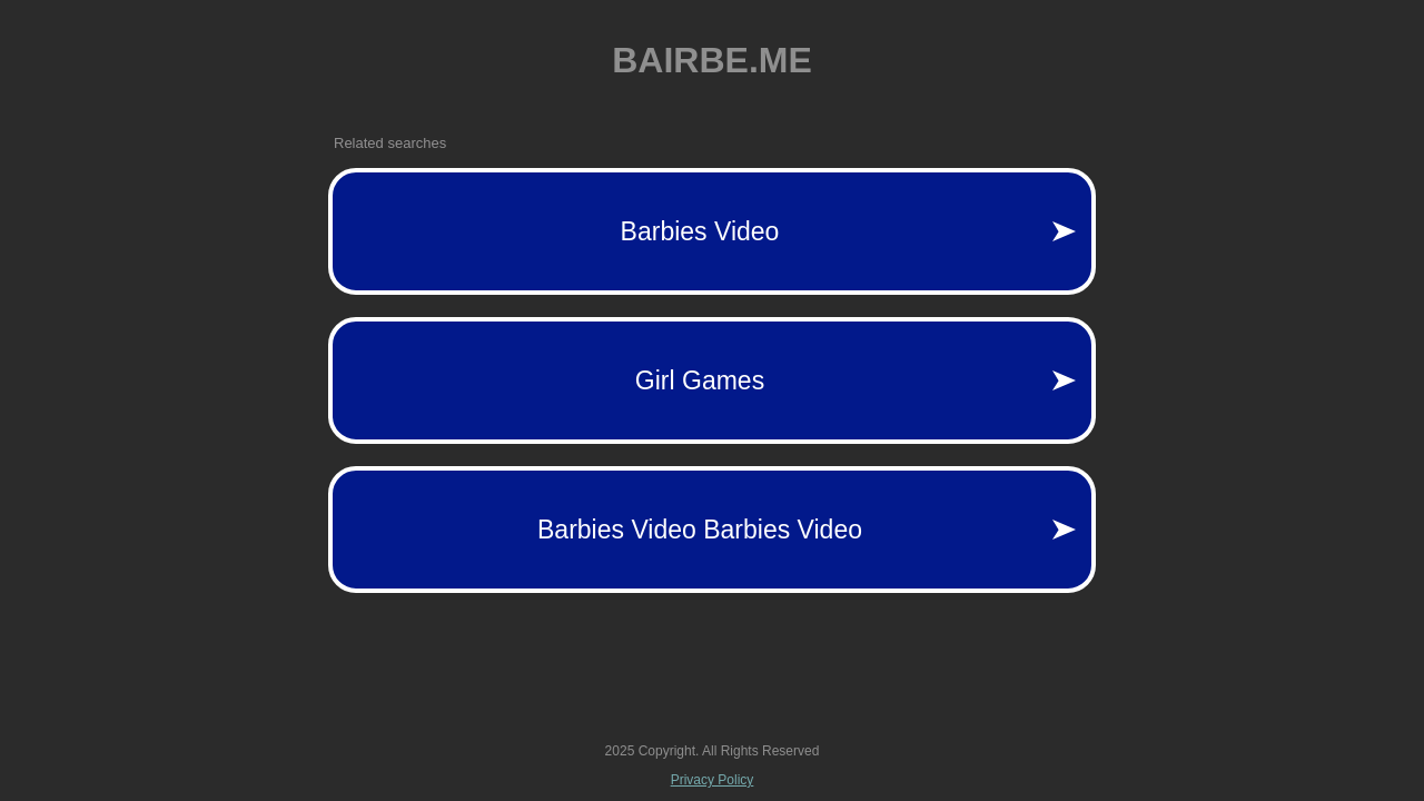 Screenshot of bairbe.me
