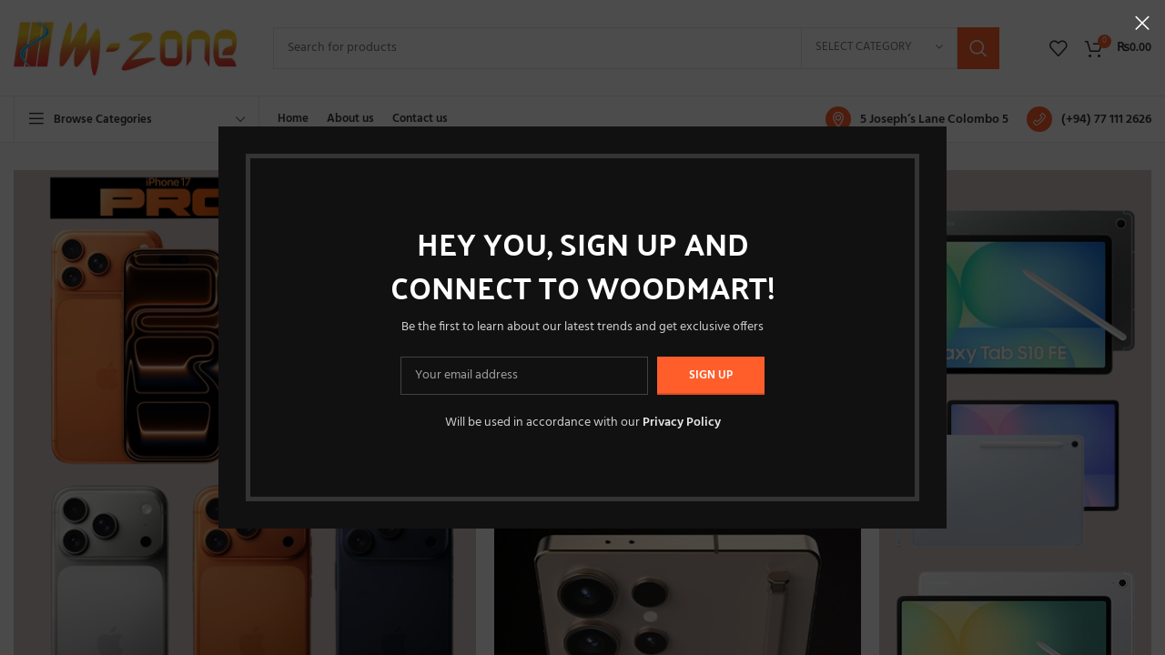 Screenshot of mzone.lk