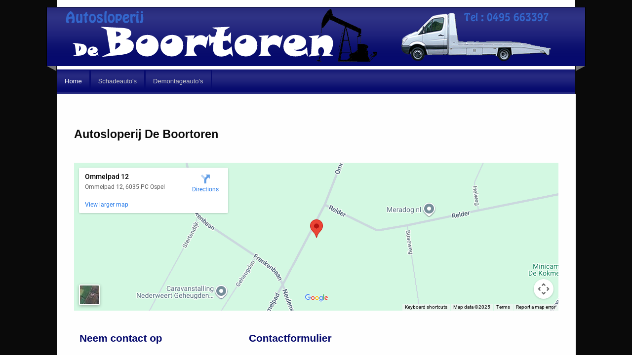 Screenshot of boortoren.nl