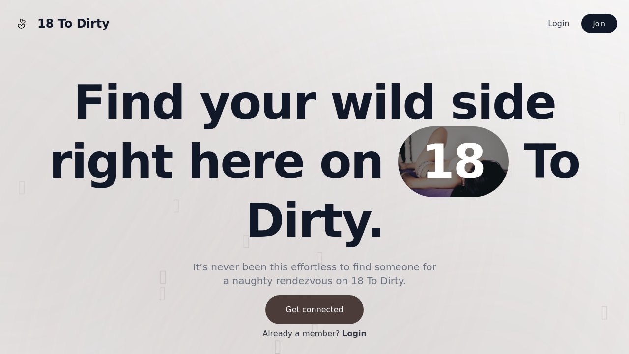 Screenshot of 18todirty.com