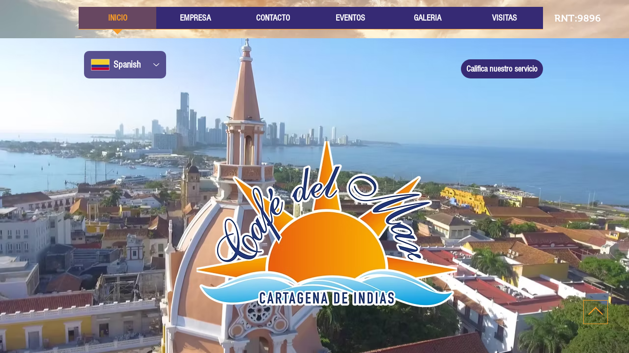 Screenshot of cafedelmarcartagena.com.co