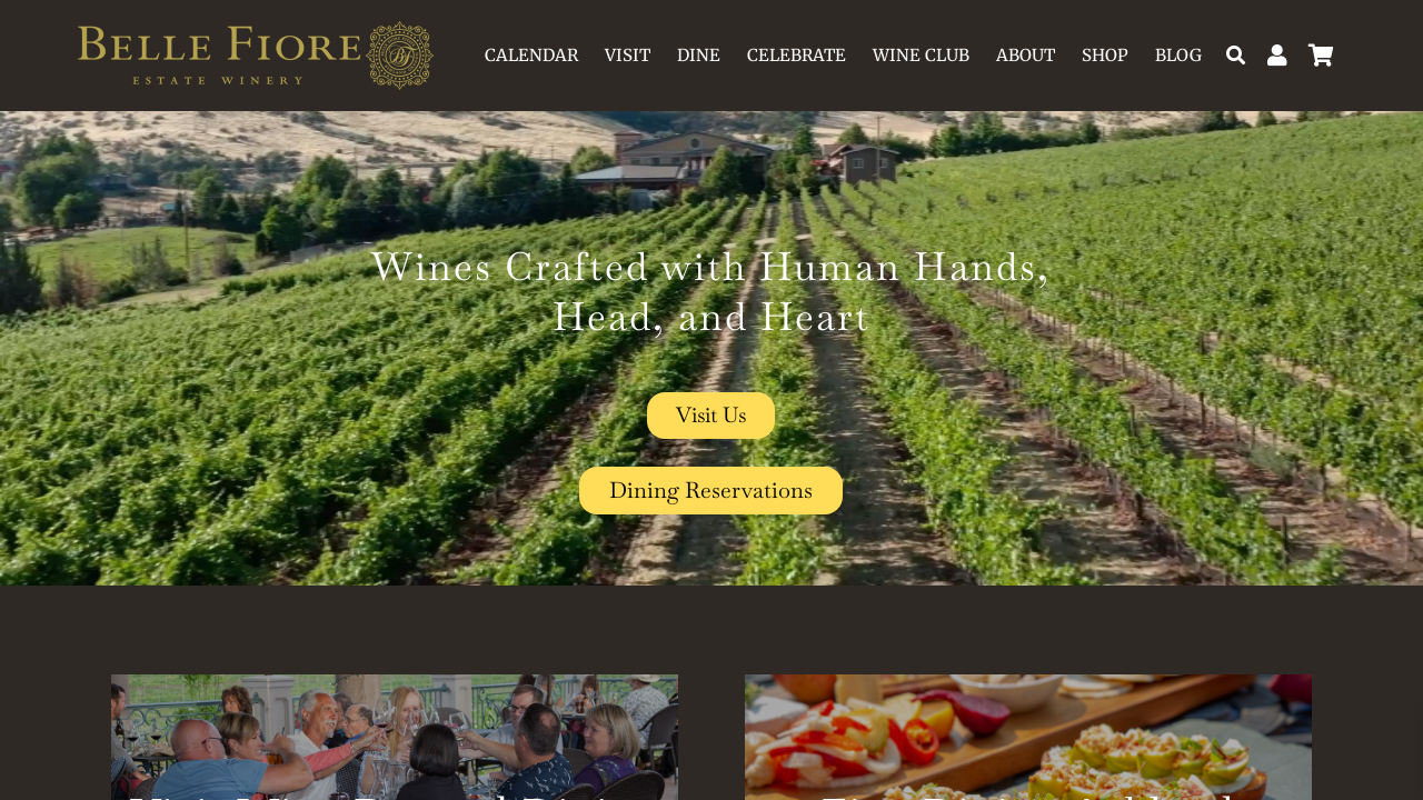 Screenshot of bellefiorewine.com