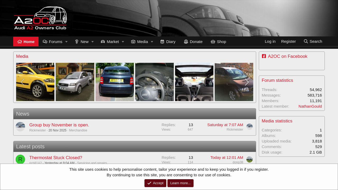 Screenshot of a2oc.net