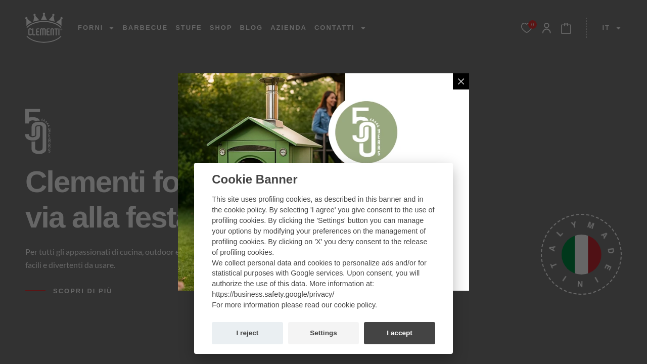 Screenshot of clementicompany.com