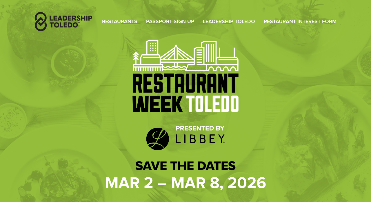 Screenshot of restaurantweektoledo.com