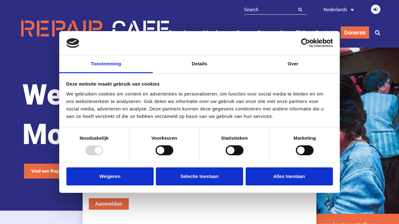 Screenshot of repaircafe.nl