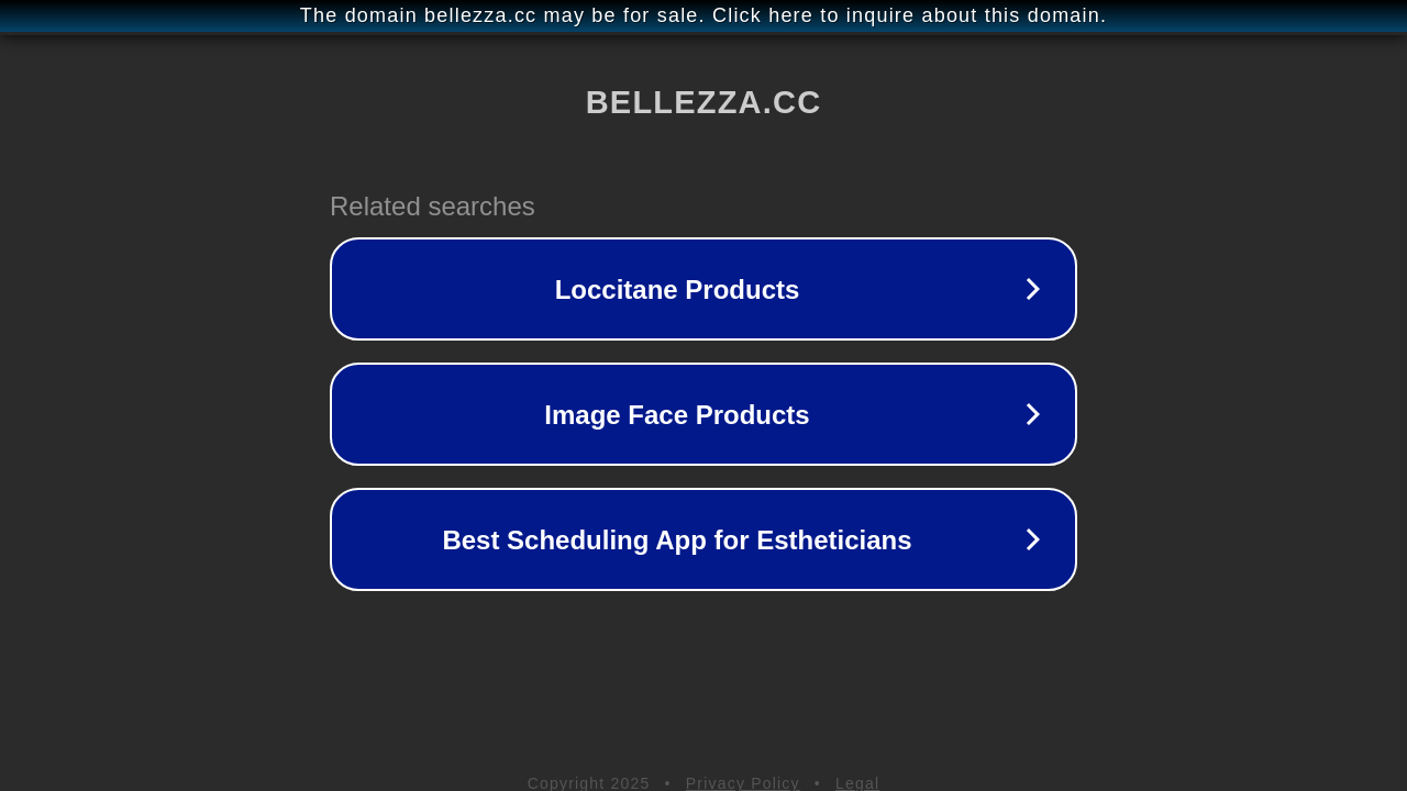 Screenshot of bellezza.cc