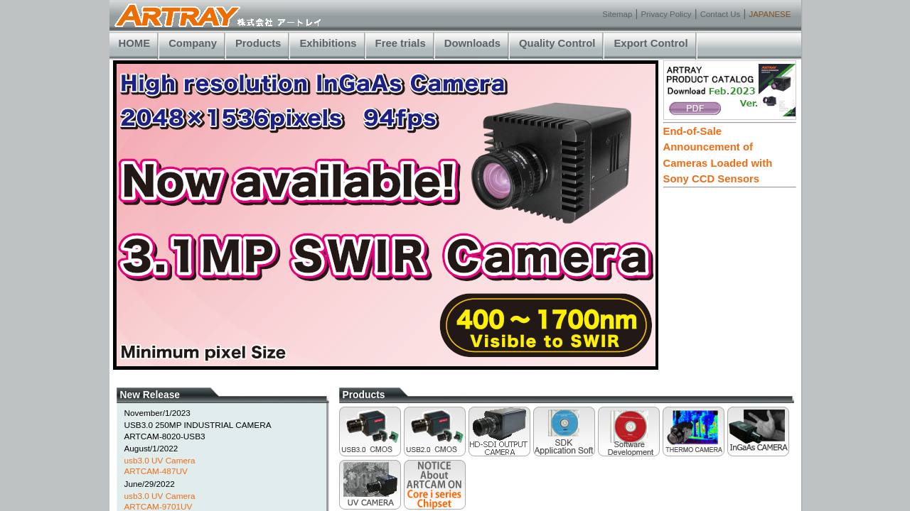 Screenshot of artray.us