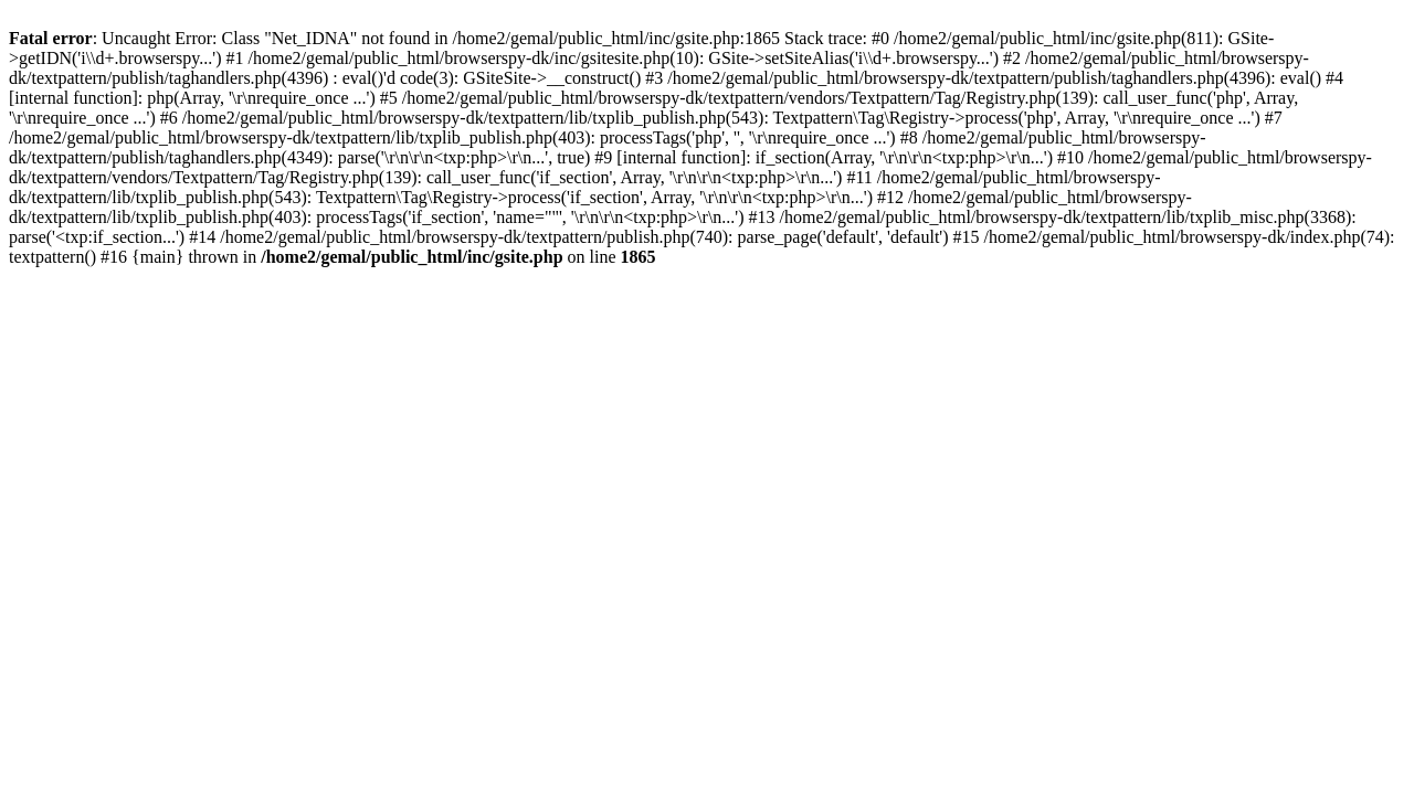 Screenshot of browserspy.dk