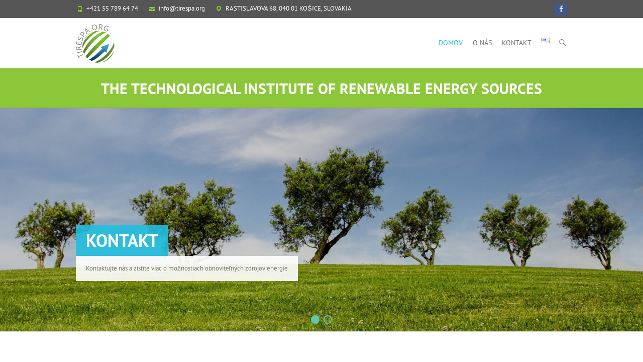 Screenshot of vodik.sk