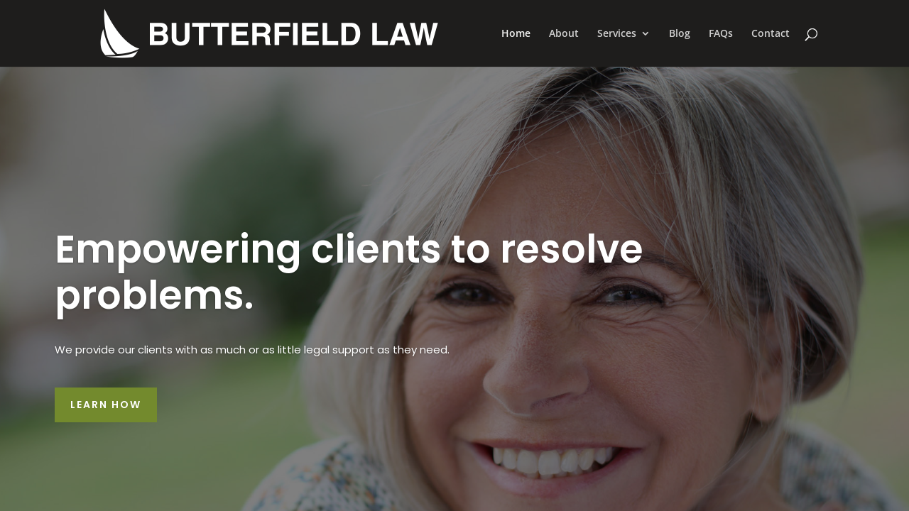 Screenshot of butterfieldlaw.ca