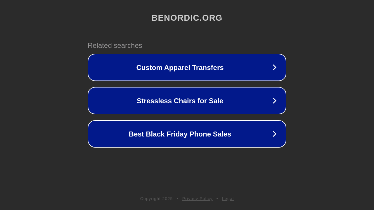 Screenshot of benordic.org