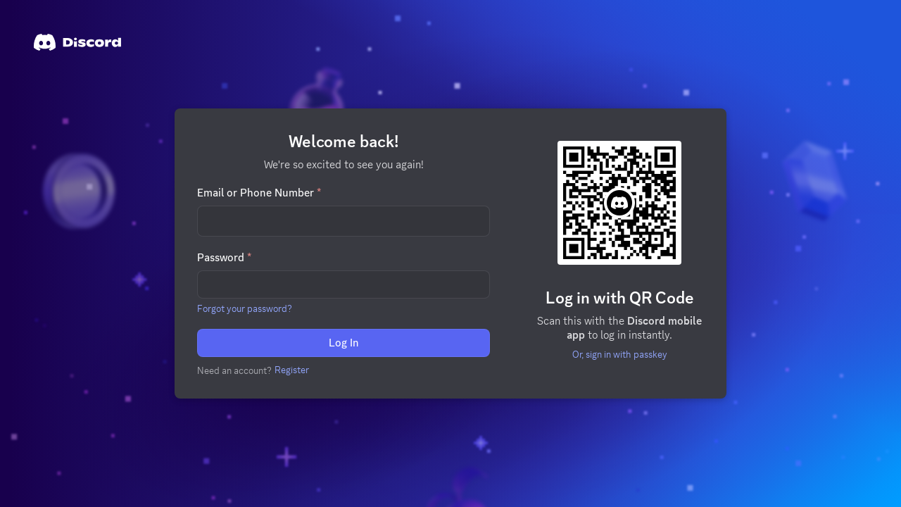 Screenshot of discord.com