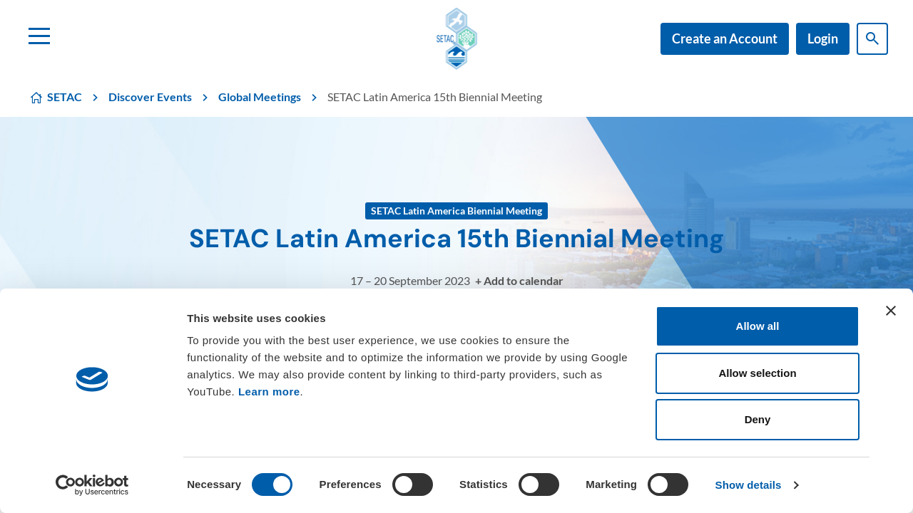 Screenshot of sla2023.setac.org