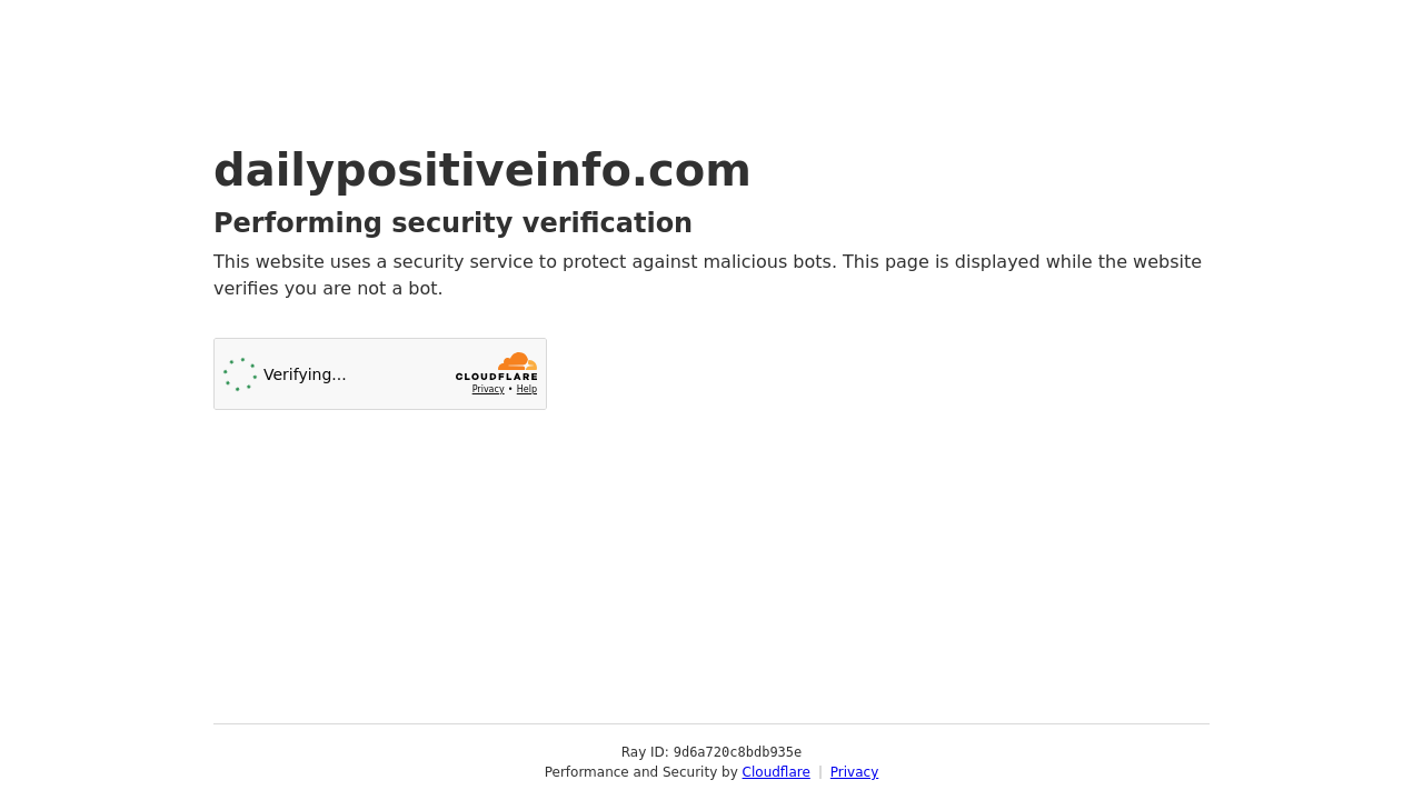 Screenshot of dailypositiveinfo.com