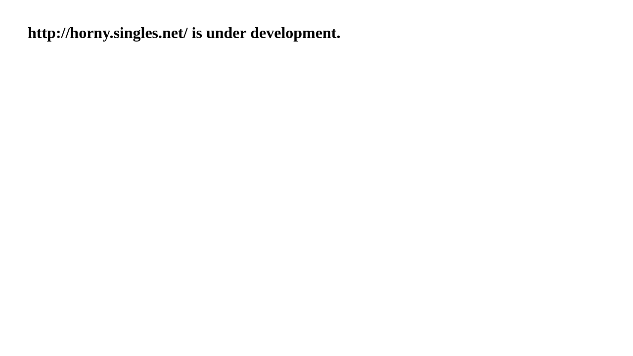 Screenshot of horny.singles.net