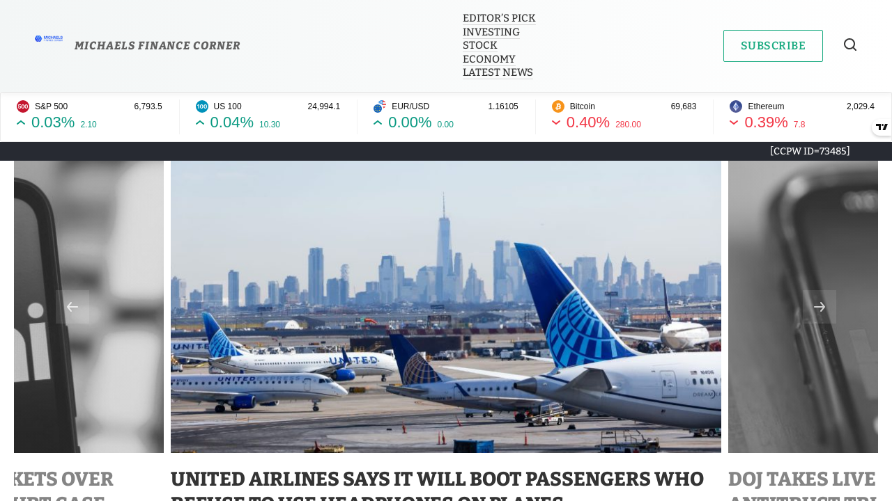 Screenshot of michaelsfinancecorner.com