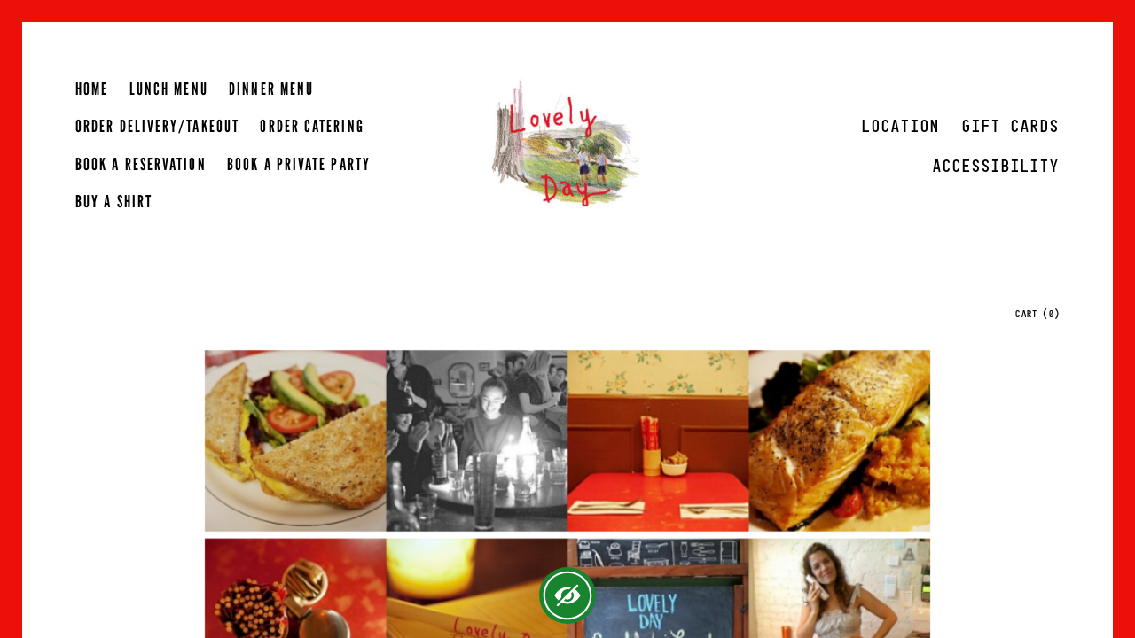 Screenshot of lovelydaynyc.com