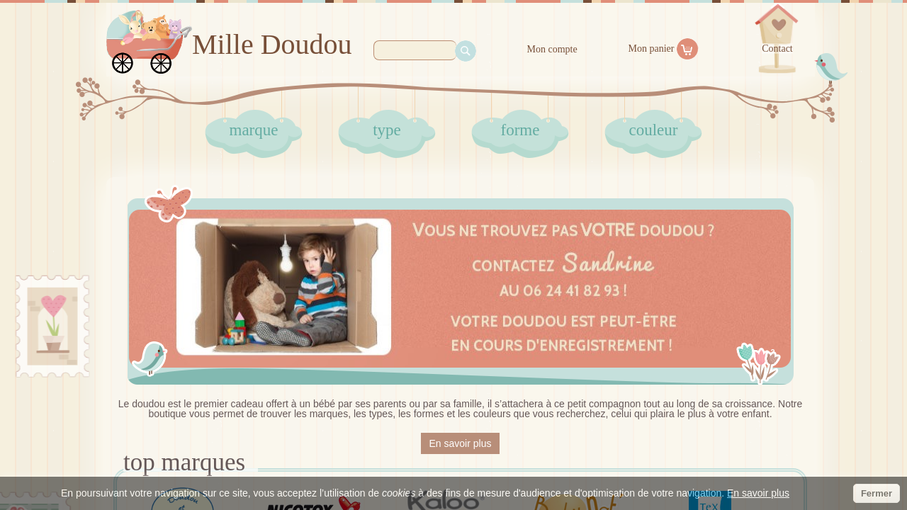 Screenshot of milledoudou.com