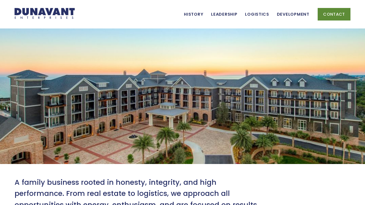 Screenshot of dunavantenterprises.com