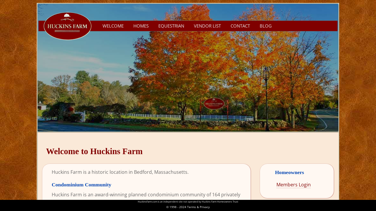 Screenshot of huckinsfarm.com