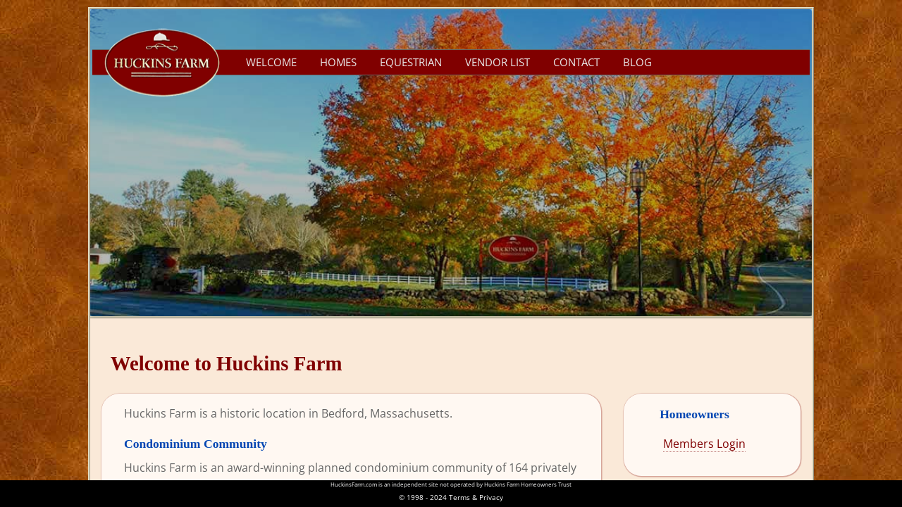 Screenshot of huckinsfarm.com