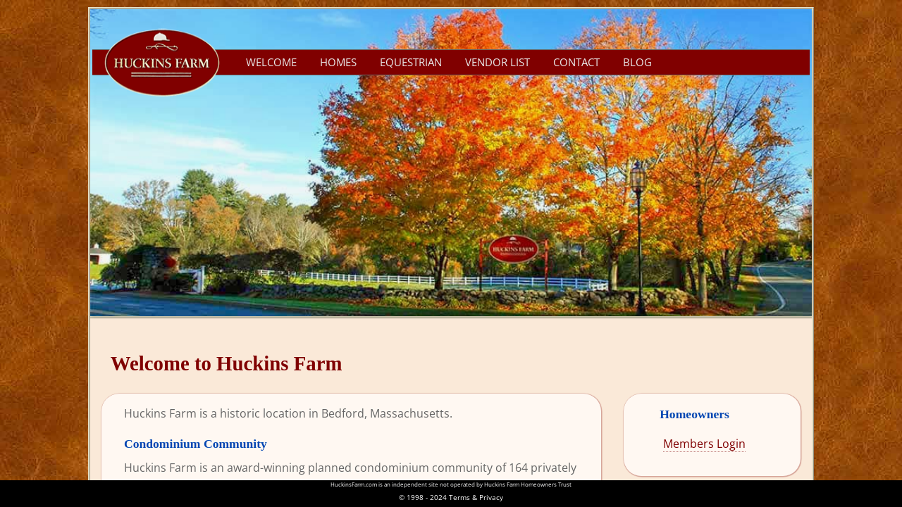 Screenshot of huckinsfarm.com