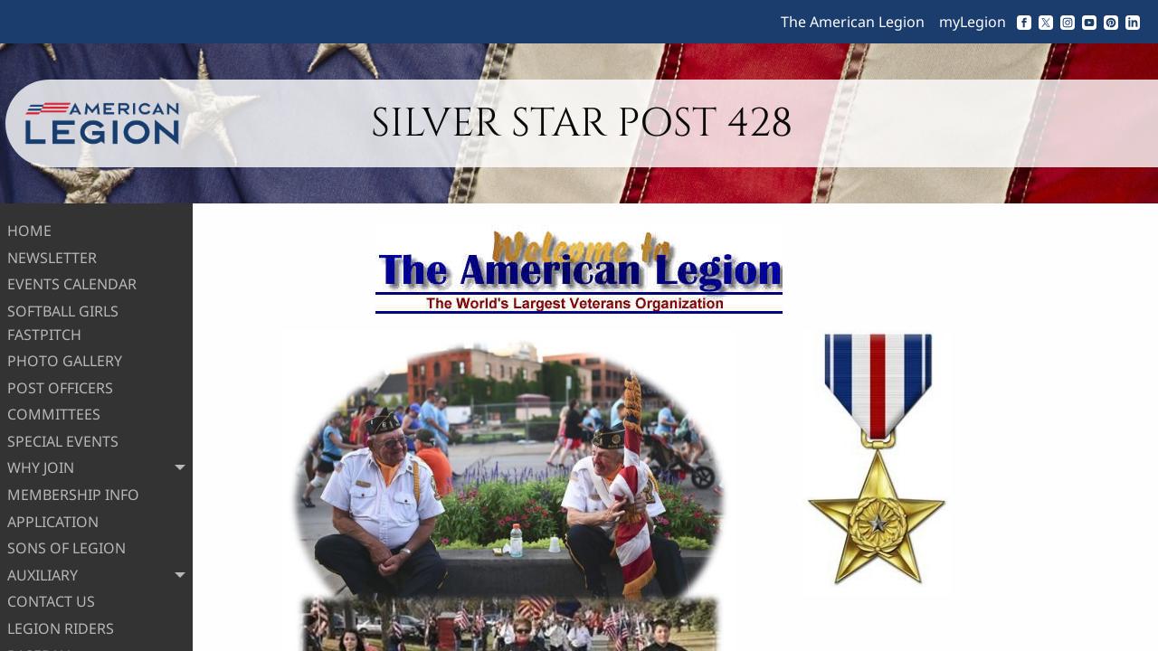 Screenshot of waiteparklegion428.org